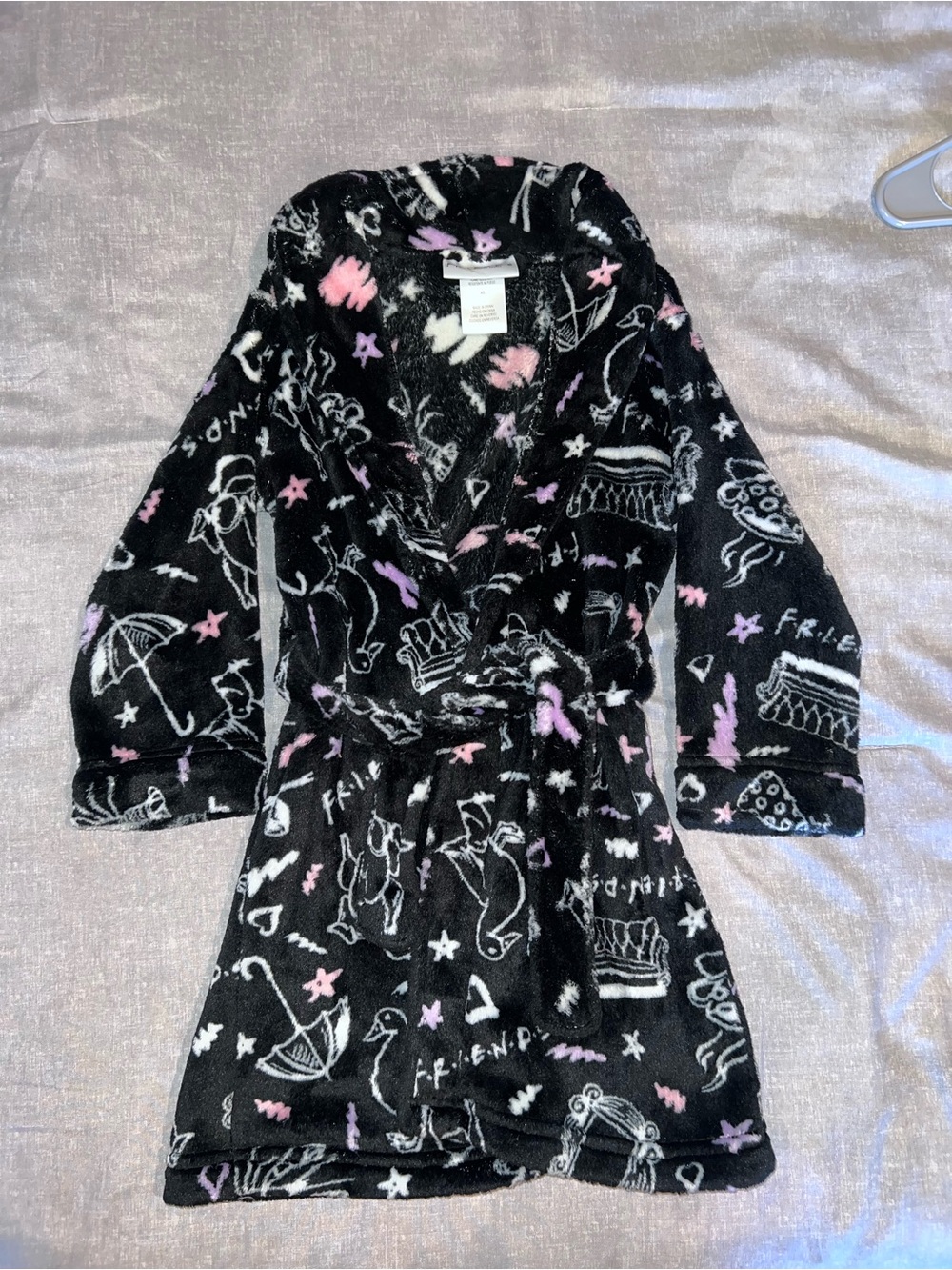 Tv show friends kids bathrobe
